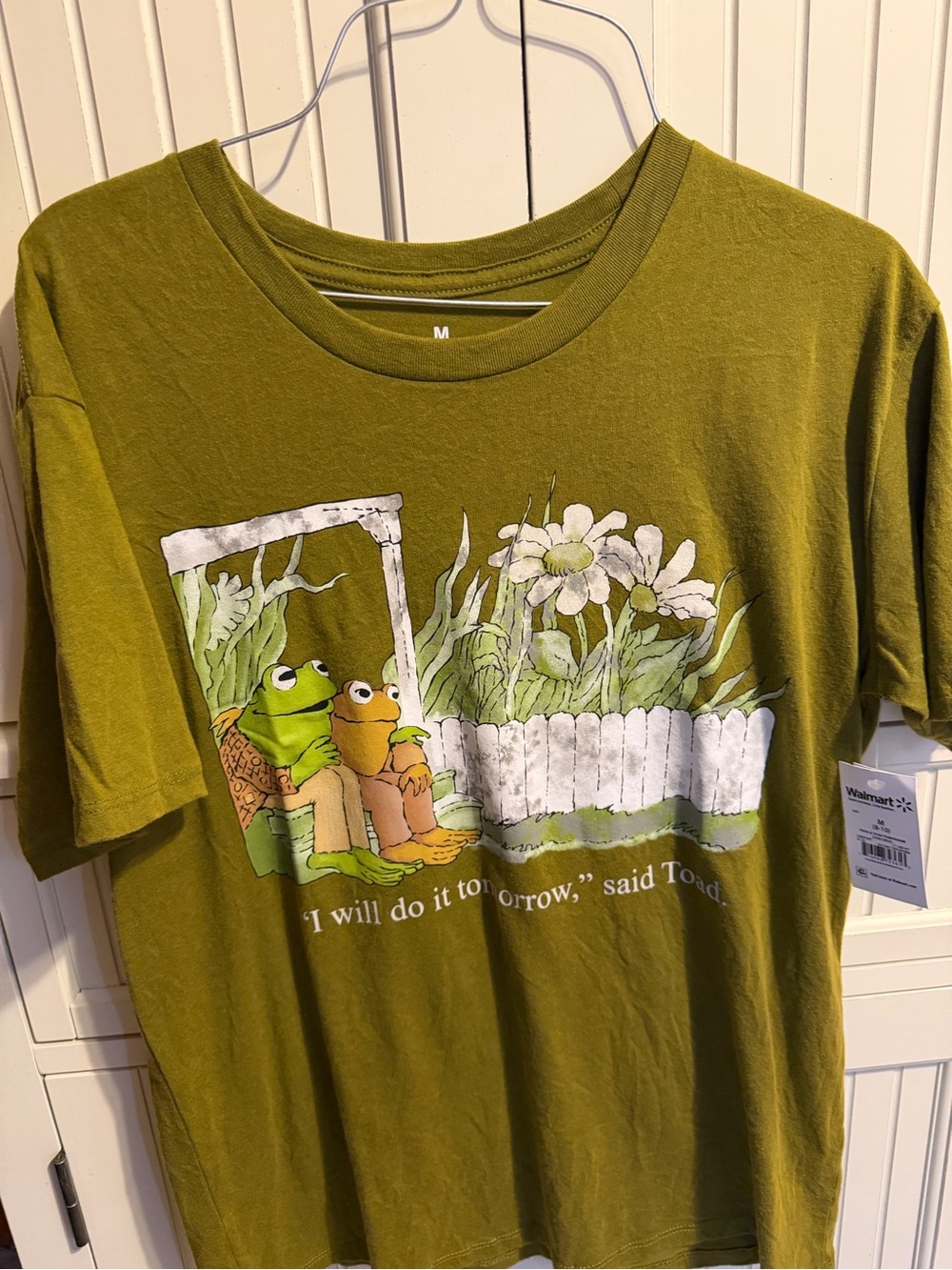 Kermit & Toad Graphic Tee in Olive Green